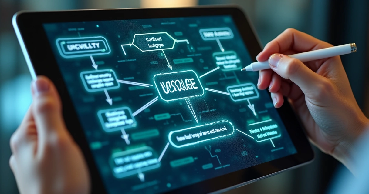 Fluxo visual de automação de atendimento com ramificações de mensagens