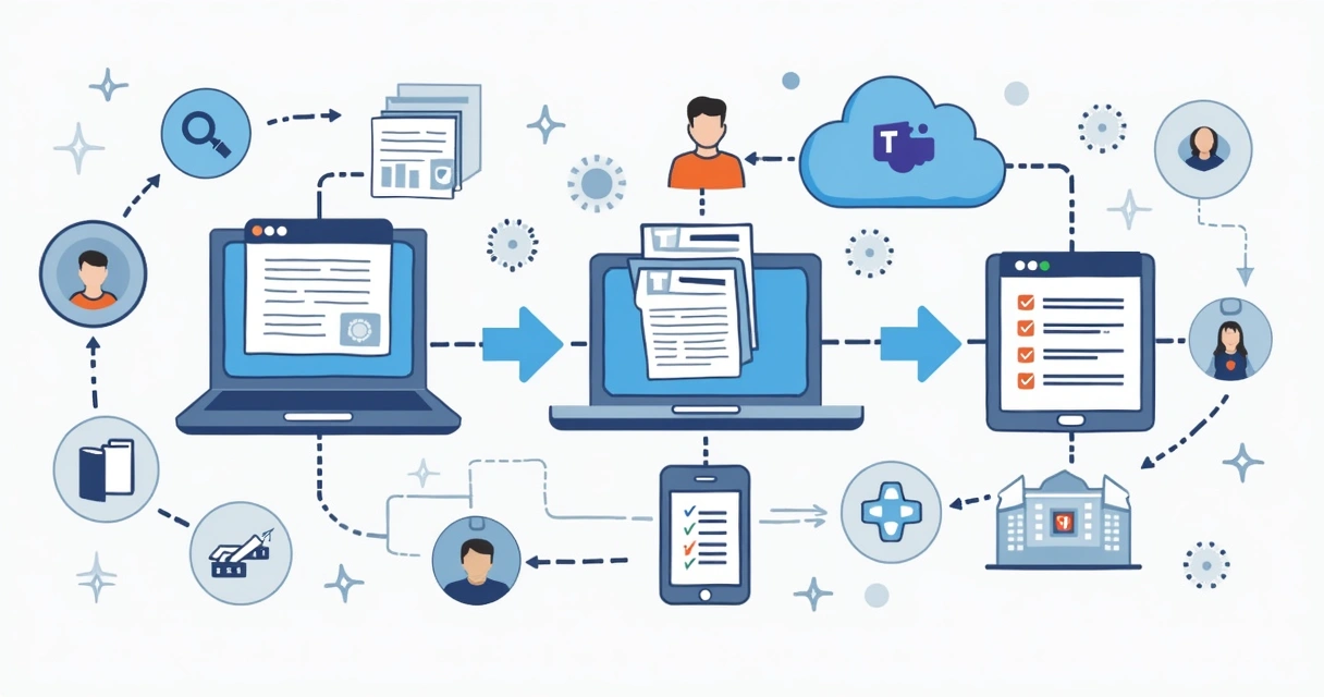 Fluxos de trabalho automatizados integrando Project e Teams 
