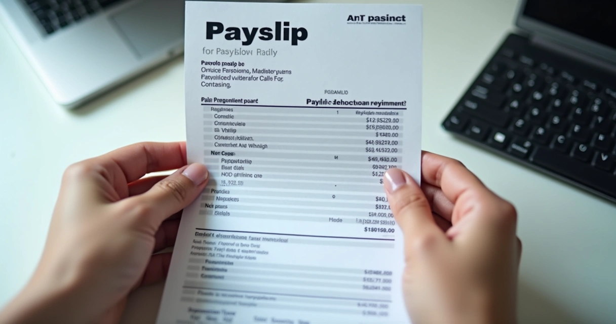 Planilha de pagamento com destaque para desconto consignado 