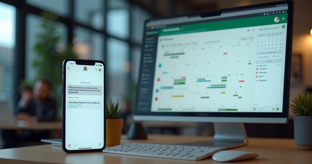 Mensagem automática de follow-up enviada para cliente