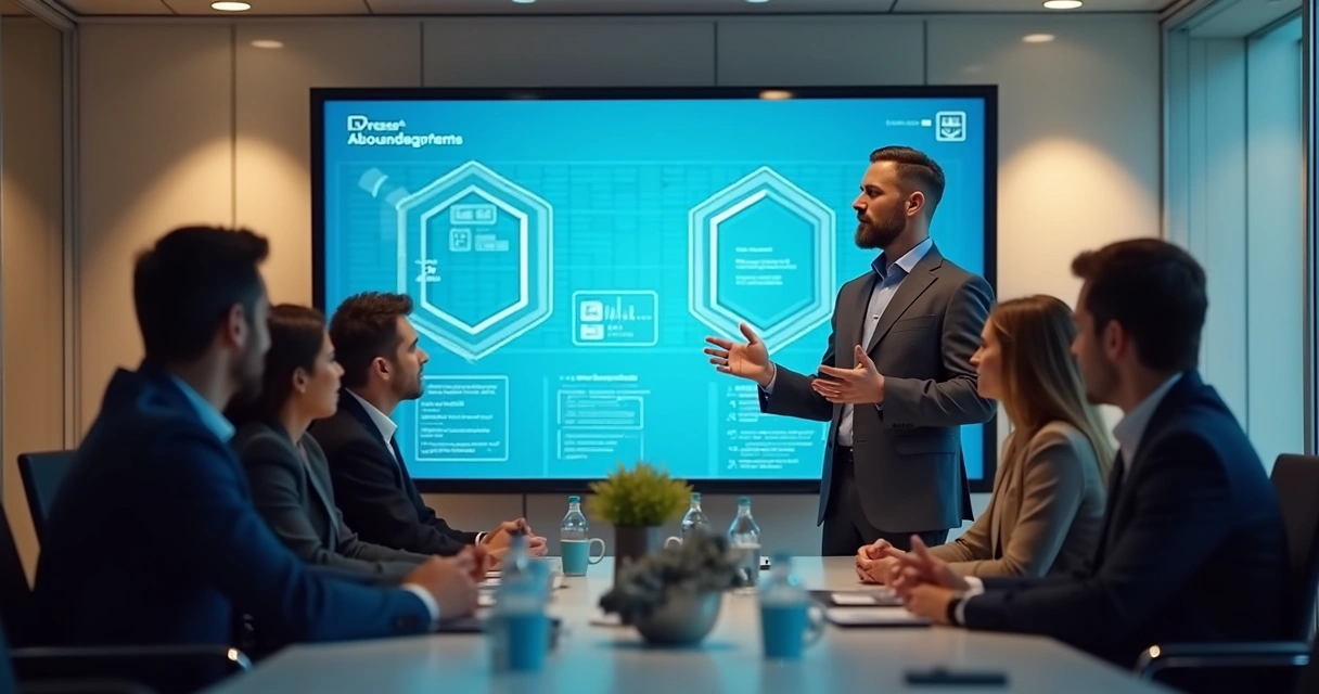 Consultor em sessão de acompanhamento pós-treinamento 