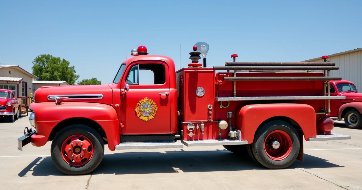 Ford Big Job 1954 em pátio de leilão nos EUA