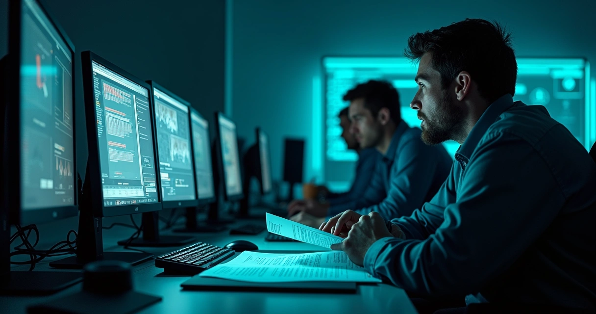 Team working during incident response 