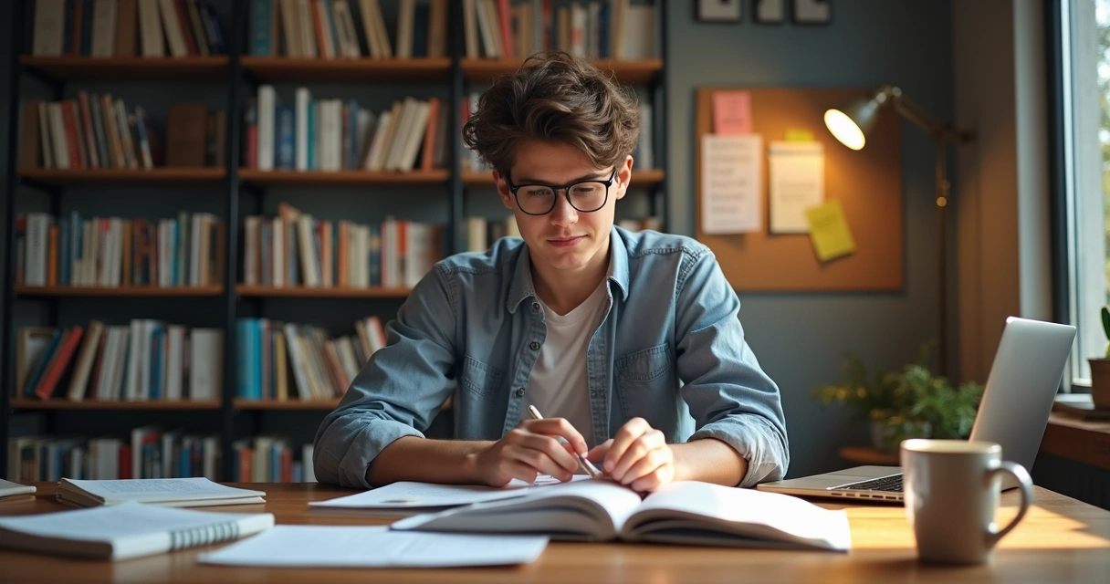Profissional estudando para consultoria de vendas 
