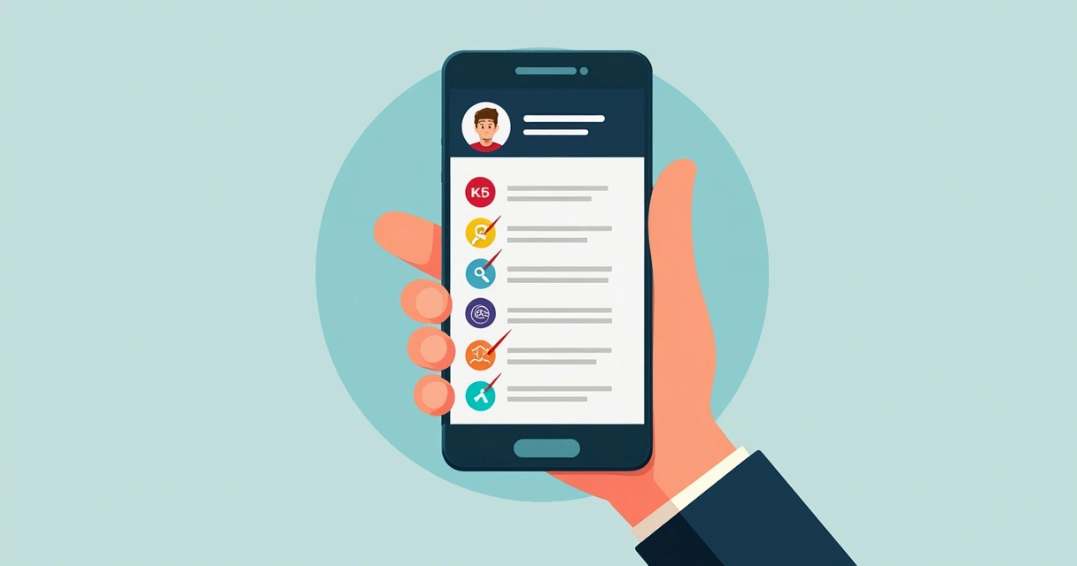 Celular na vertical mostrando um vídeo de lista de dicas rápidas no TikTok 