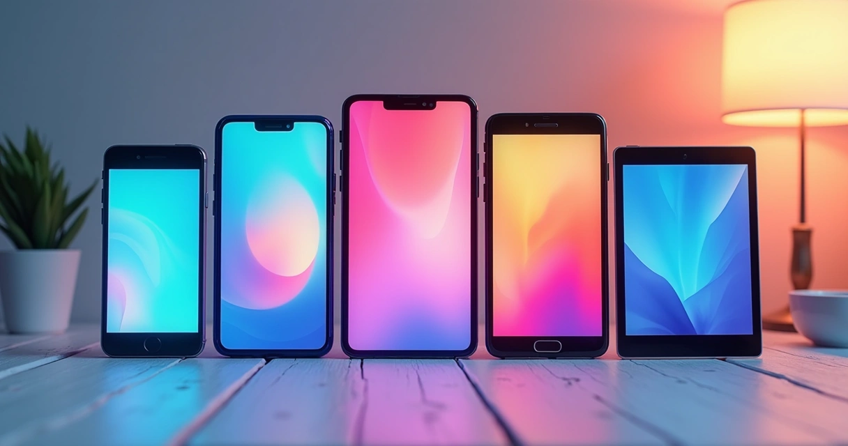 Tipos de anúncios visuais de Facebook em telas diferentes 