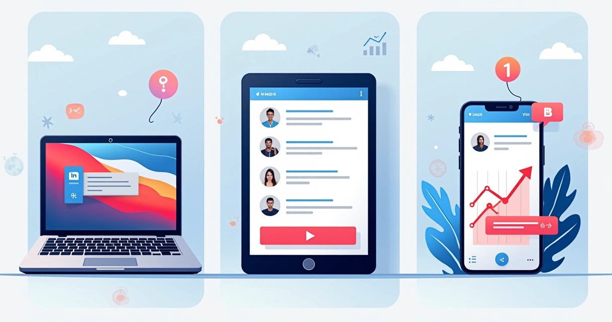 Formatos de anúncios no LinkedIn alinhados ao funil de vendas 