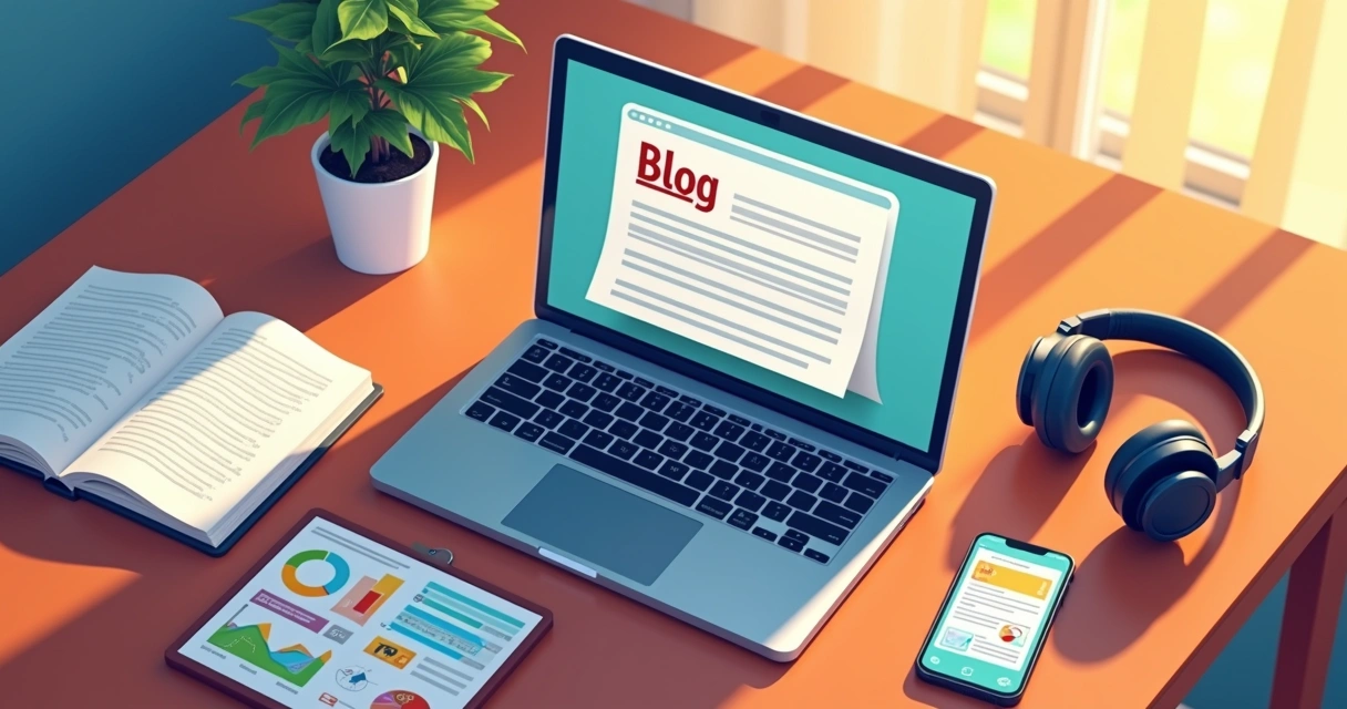 Vários formatos de conteúdo digital juntos 