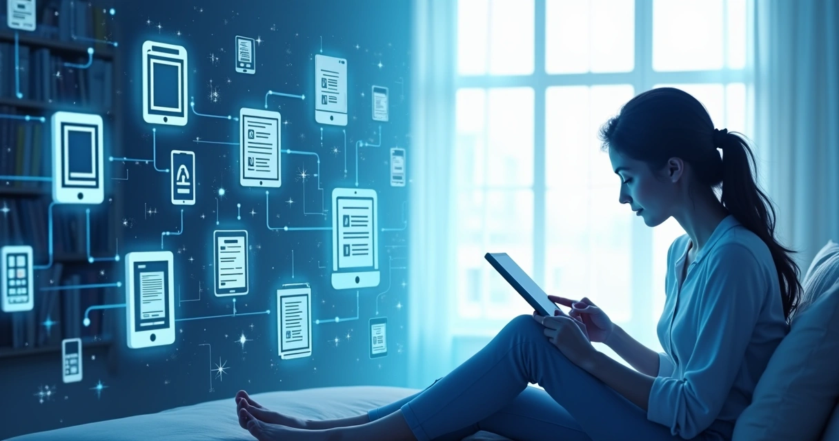 Tabela com formatos de ebook e imagens de tablet e celular 