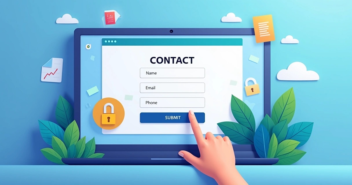 Formulário de captura de dados em site 