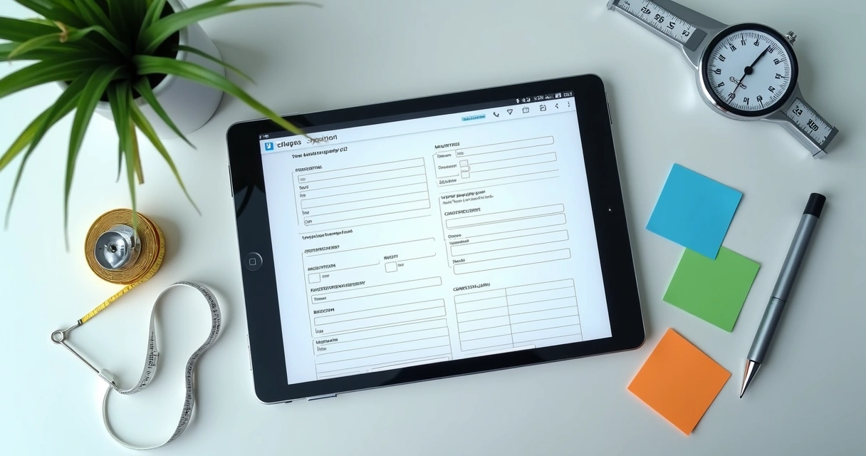 Exemplo de formulário clínico personalizado online 