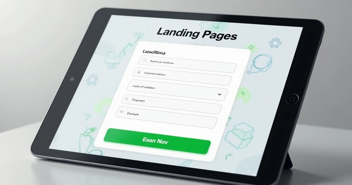 Formulário otimizado em página de conversão