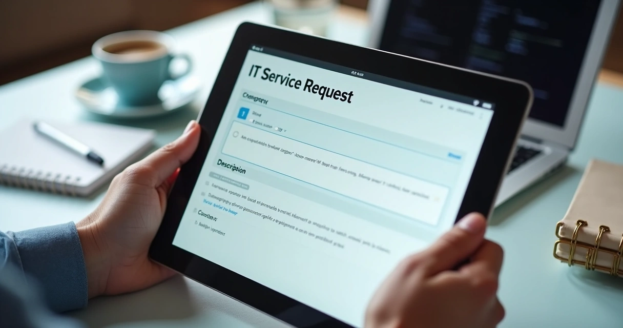 Formulário digital de solicitação de TI para PME