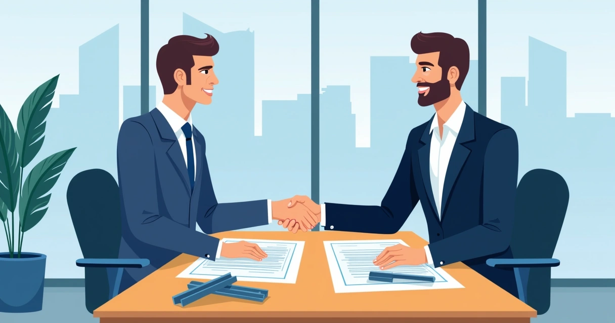 Reunião entre fabricante de mezanino metálico e cliente 