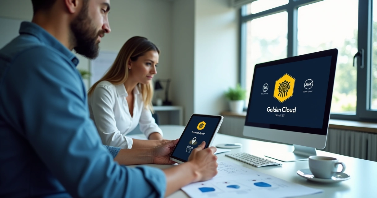 Profissional de TI avaliando certificados de segurança 