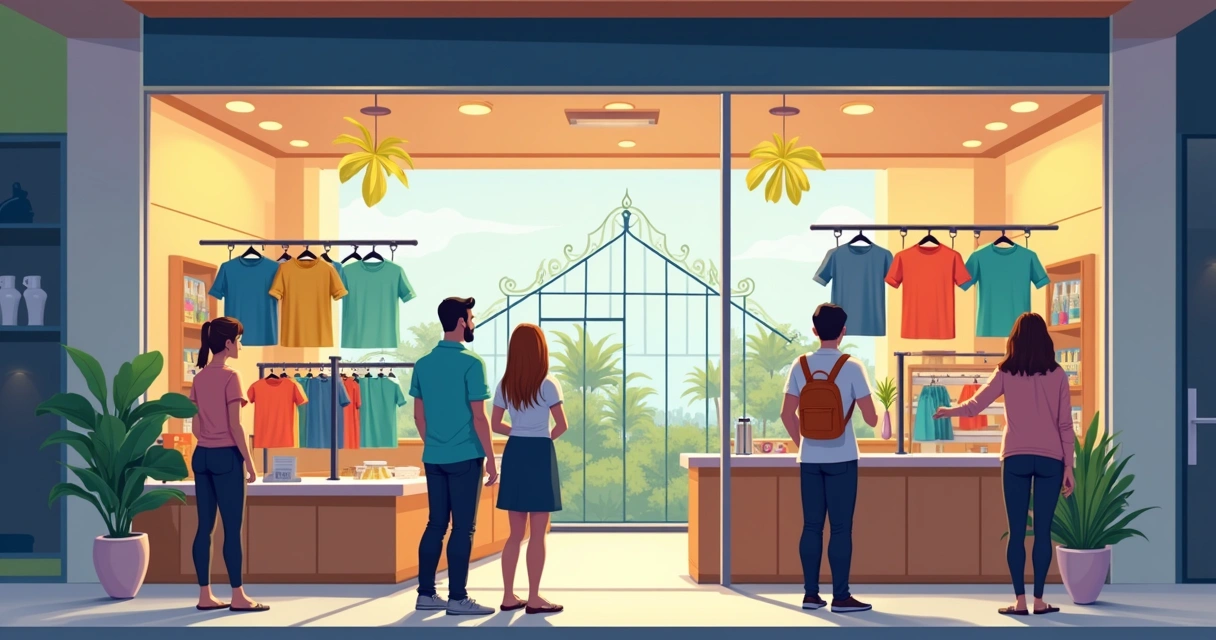 Loja de camisetas personalizadas no centro de Curitiba 