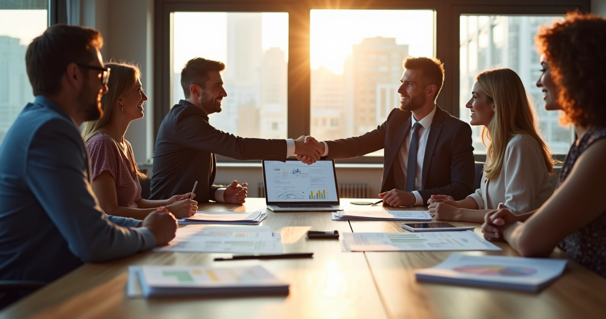 Reunião de fornecedores móveis 