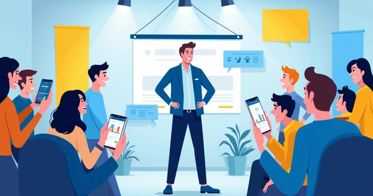 Banner digital destacando pré-candidato em evento comunitário 