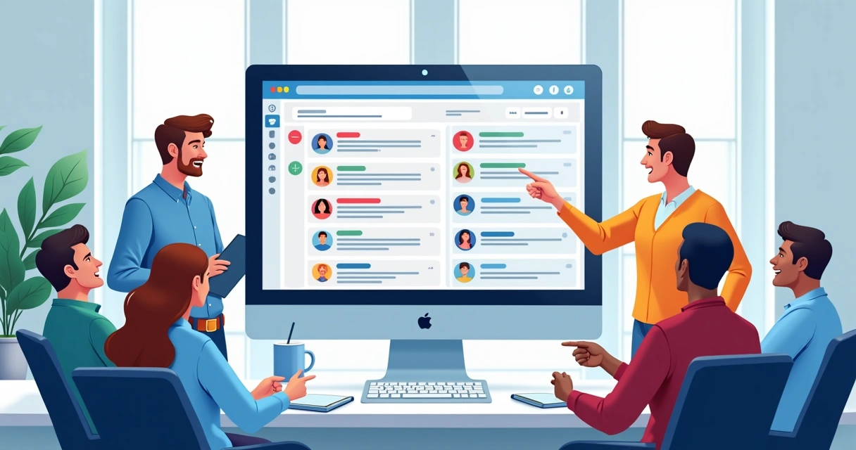 Página de fórum no Moodle com alunos participando 