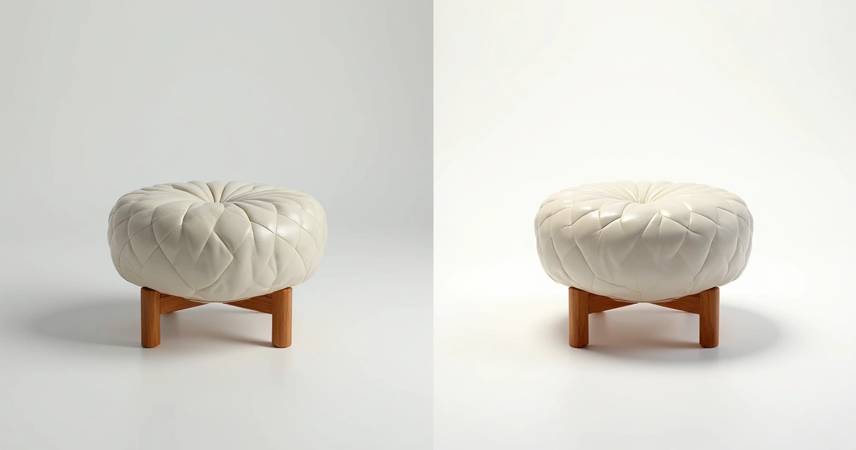 Foto de produto gerada por IA, com fundo branco e visual profissional 