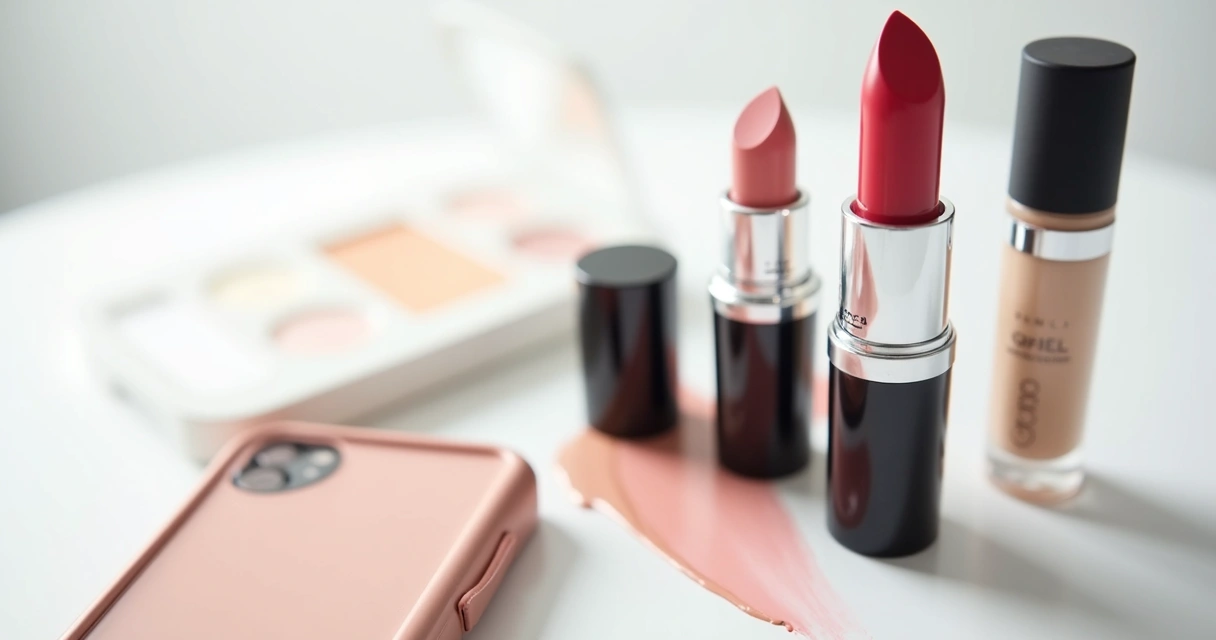 Fotografia de produto de beleza com fundo limpo, luz brilhante