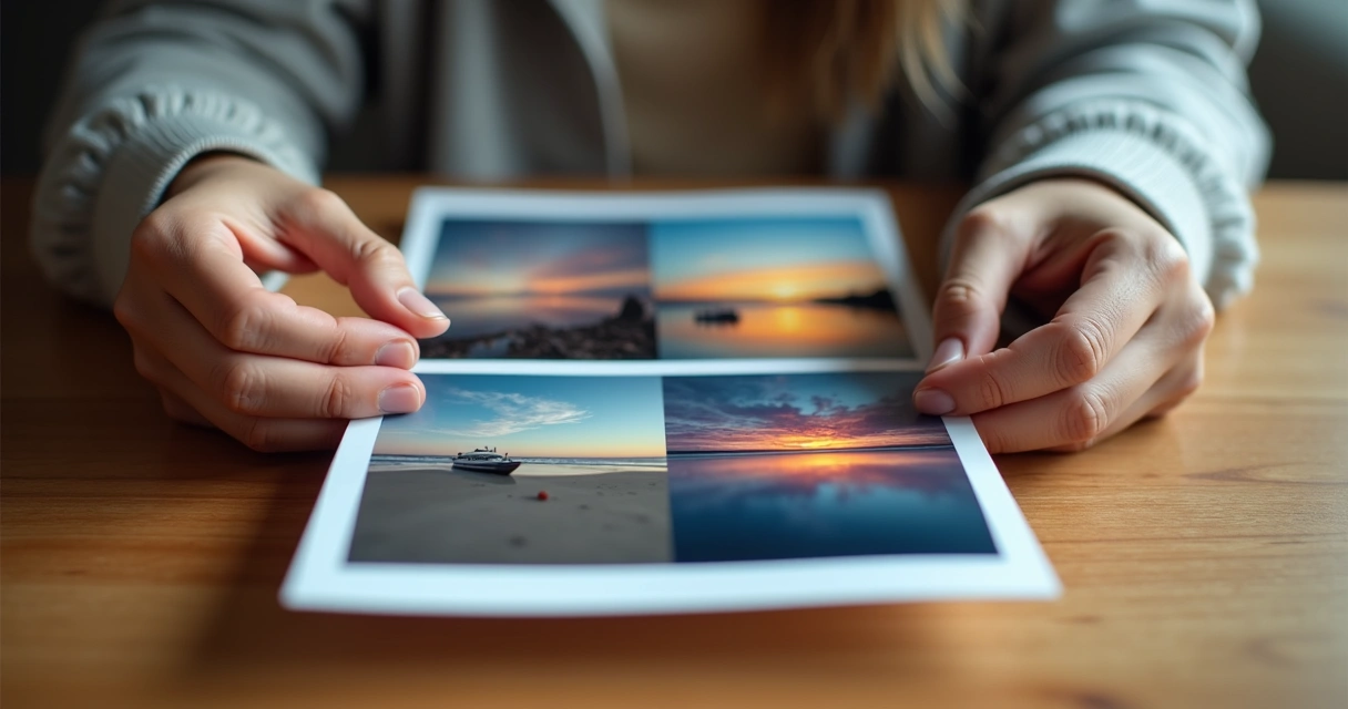 Fotos de antes e depois feitas por aluno de curso 
