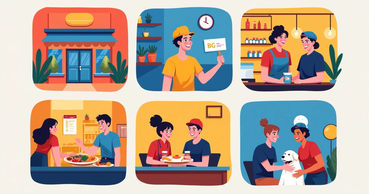 Fotos variadas no perfil comercial do Google 