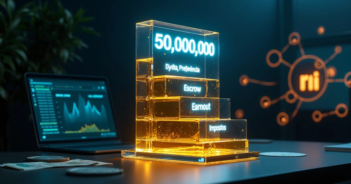 Quanto o founder realmente leva num exit: a conta antes do term sheet