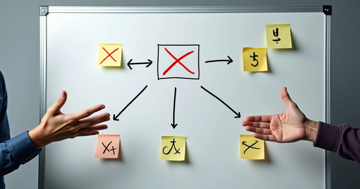Gráfico mostrando falha em integração de sistemas 