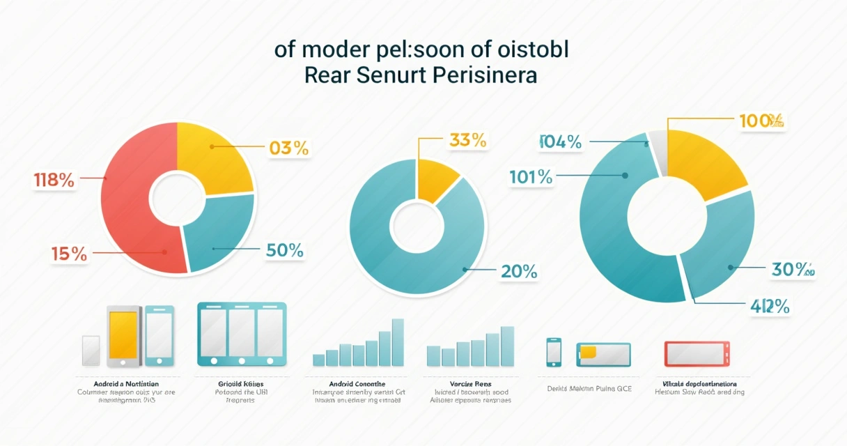 Gráfico ilustrando fragmentação de versões do Android no mercado. 