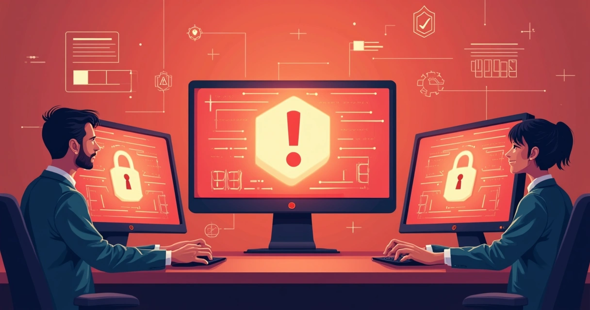 Alerta de fraude digital com ícones de CNIS e INSS