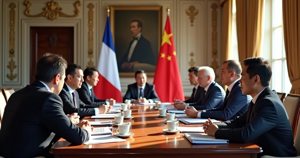 French ministry officials meet Chinese business leaders 