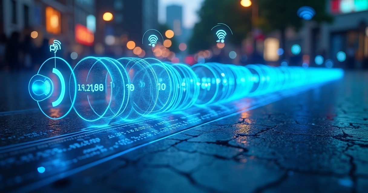 Gráfico ilustra ondas de rádio do Bluetooth e faixa de frequências 
