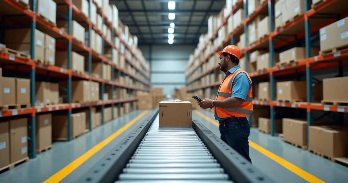 Produtos organizados no Fulfillment 