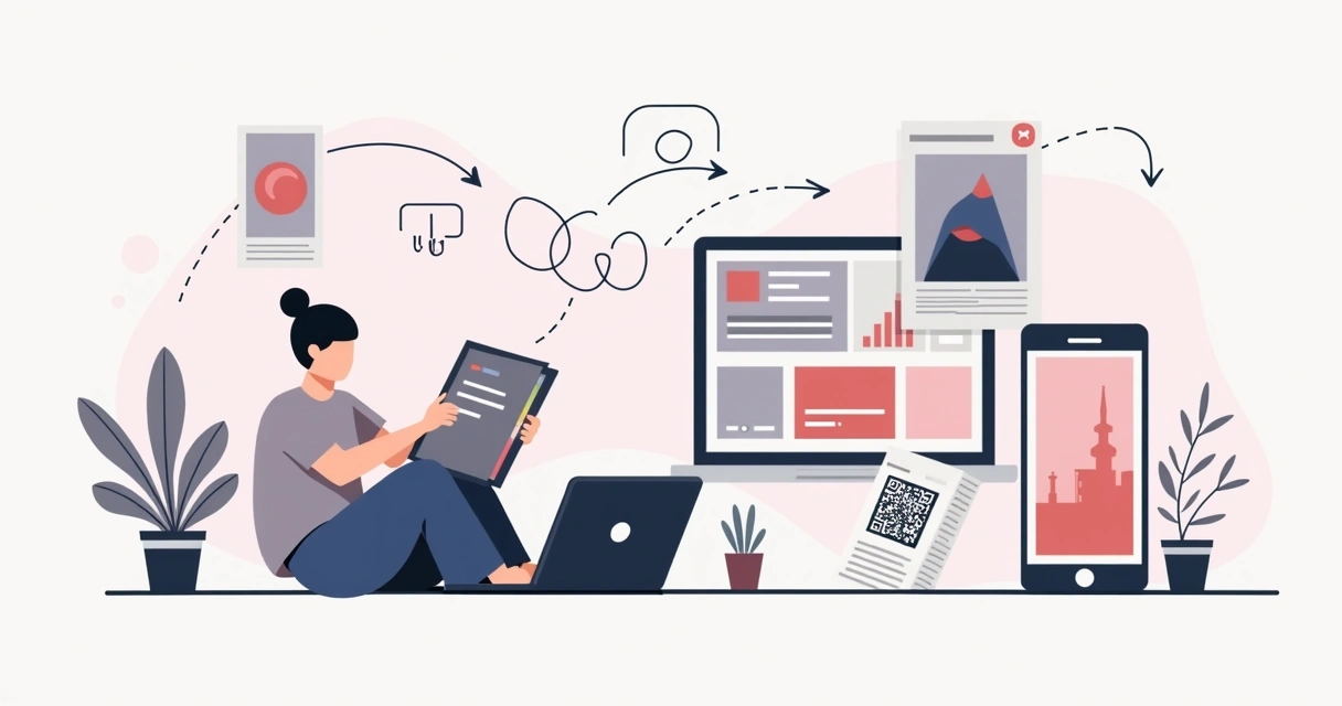 Recursos do catálogo digital sendo usados por lojista 