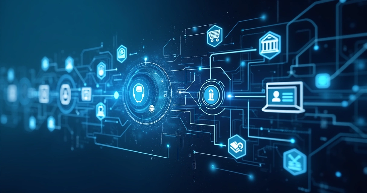 Fluxo digital de compra realizada por IA 