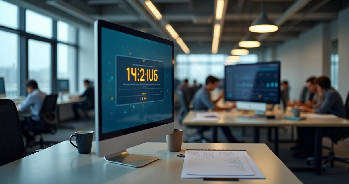 Funcionário ausente da estação de trabalho