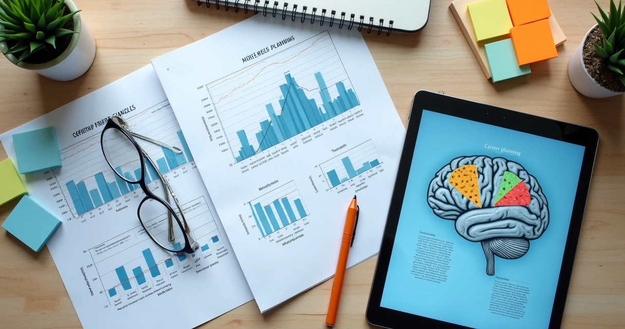 Gráficos cognitivos e caderno de planejamento profissional