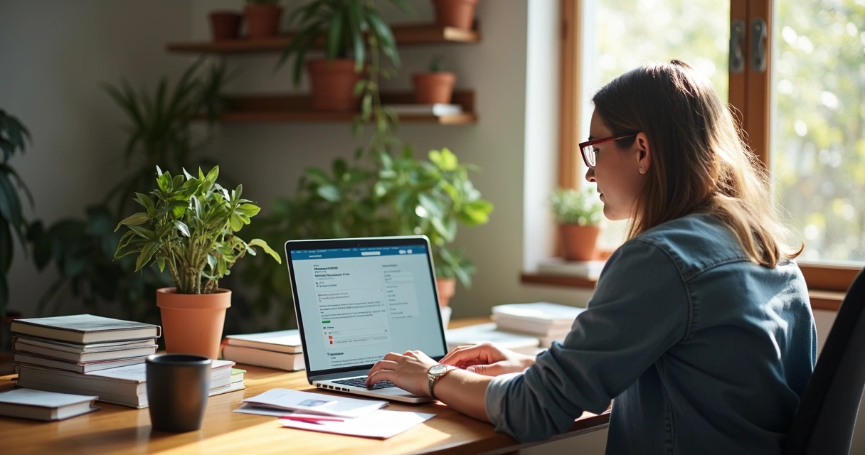 Founder escrevendo publicação autêntica para LinkedIn 