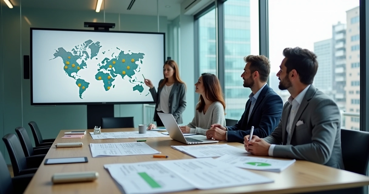 Sócios de uma startup analisando cap table e acordos societários em reunião 