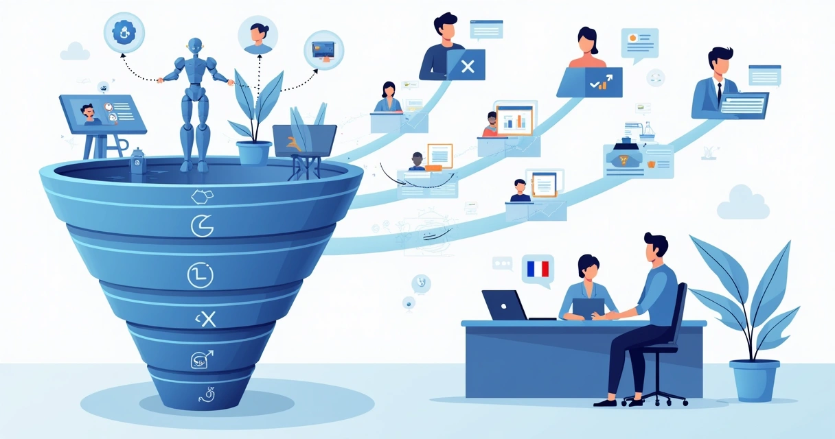 Fluxo automatizado de vendas integrado a CRM 