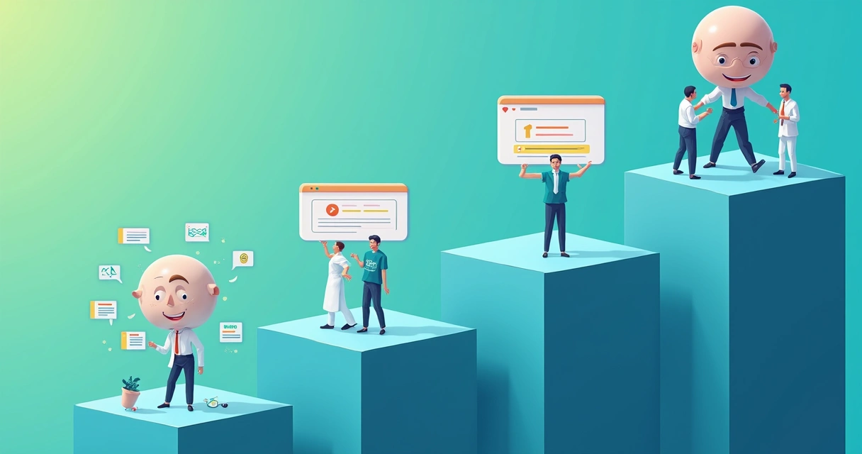 Gráfico de funil de captação de pacientes para clínicas