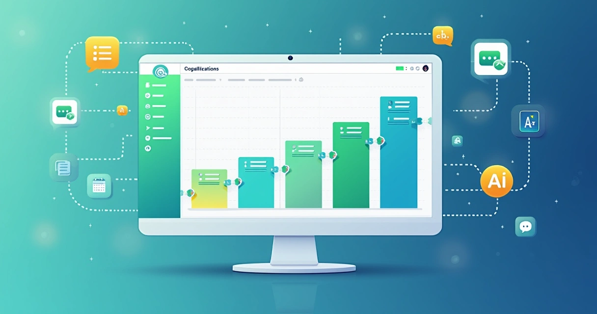 Painel de funil CRM com vendas pelo WhatsApp