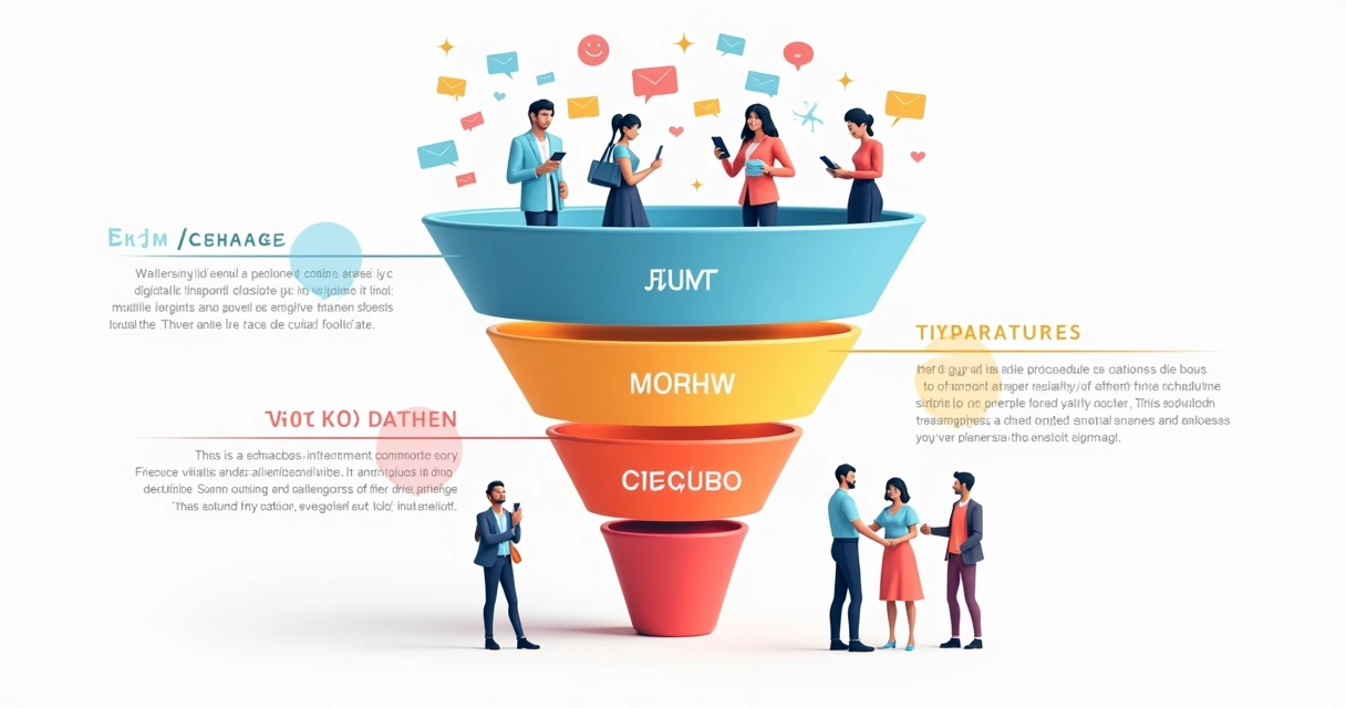 Ilustração de funil de leads com as três etapas: frio, morno e quente. 