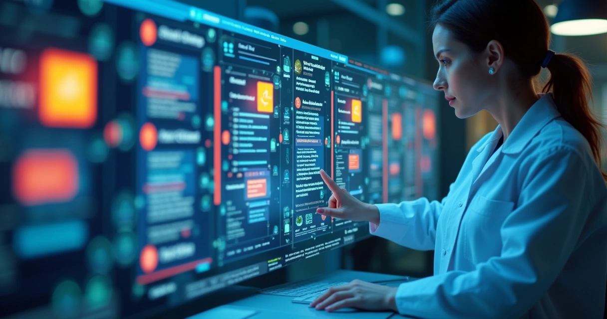 Gestão visual do funil de leads para clínica de beleza em tela digital 