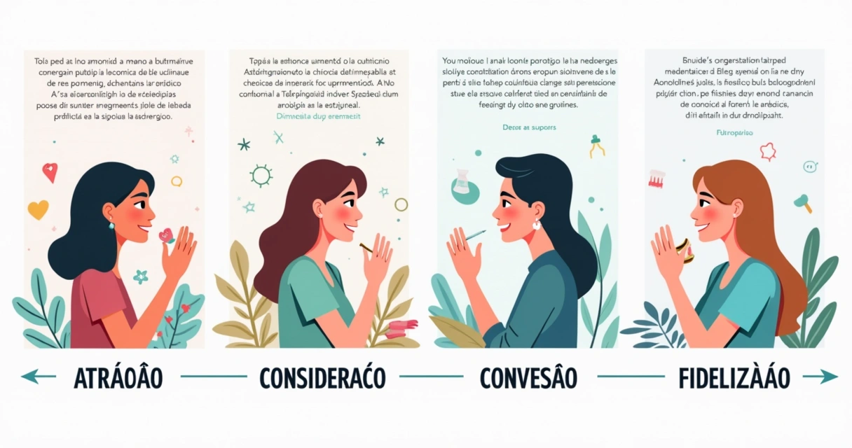 Etapas do funil de marketing com histórias de paciente 