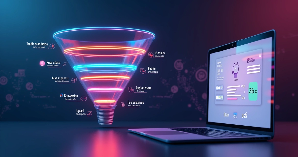 Funil de vendas para infoprodutos: da captura ao boleto 36x