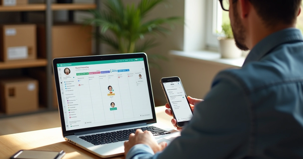 Painel Kanban digital com etapas de vendas voltado para pequenas empresas no WhatsApp