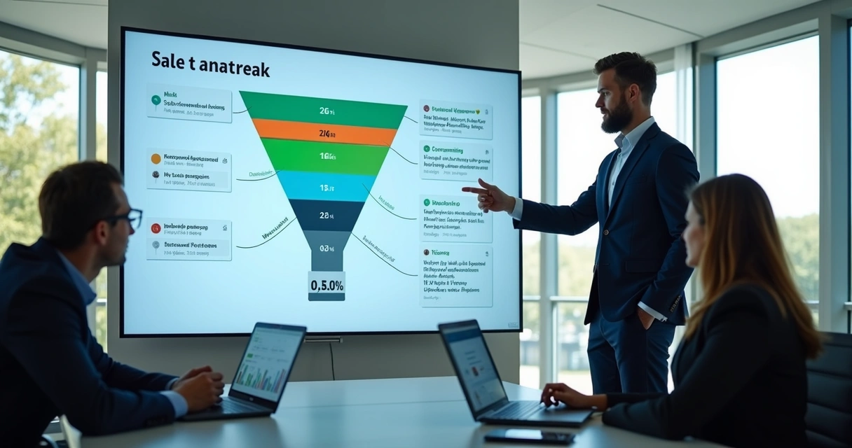 Painel comercial com etapas do funil e conversas no WhatsApp 