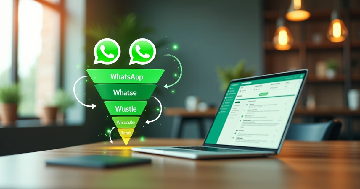 Fluxo automatizado de vendas e mensagens no WhatsApp 